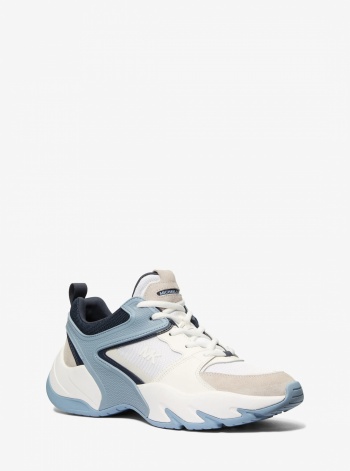 Michael Kors Mens Chase Mixed-Media Trainer
