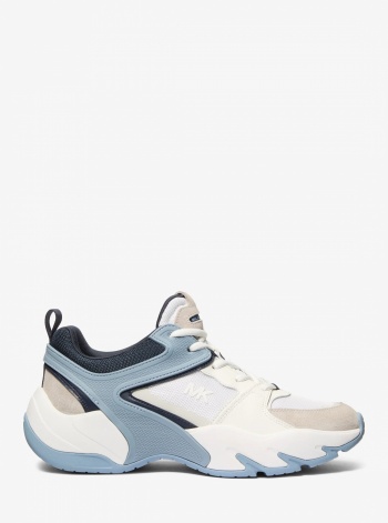 Michael Kors Mens Chase Mixed-Media Trainer