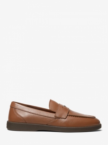 Michael Kors Mens Wesley Pebbled Leather Loafer