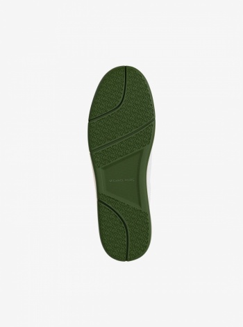 Michael Kors Mens Wilton Perforated Leather Sneaker