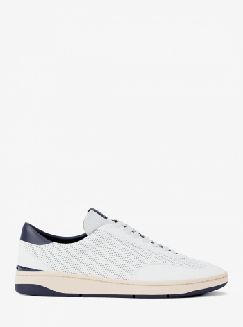 Michael Kors Mens Wilton Perforated Leather Sneaker