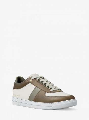 Michael Kors Mens Brady Color-Block Leather Sneaker