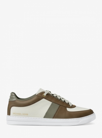 Michael Kors Mens Brady Color-Block Leather Sneaker