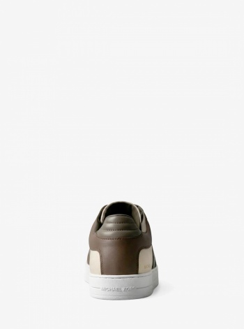 Michael Kors Mens Brady Color-Block Leather Sneaker