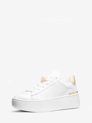 Michael Kors Dottie Leather Platform Sneaker