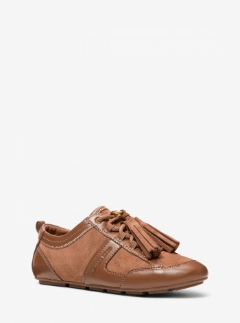 Michael Kors Keely Tassel Suede Trainer