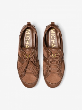 Michael Kors Keely Tassel Suede Trainer