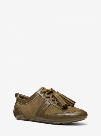 Michael Kors Keely Tassel Suede Trainer