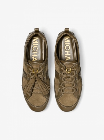 Michael Kors Keely Tassel Suede Trainer