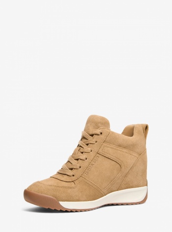 Michael Kors Nikko S2 Suede Wedge Trainer