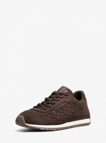 Michael Kors Rhodes Woven Suede Trainer