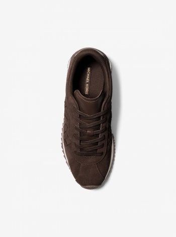 Michael Kors Rhodes Woven Suede Trainer