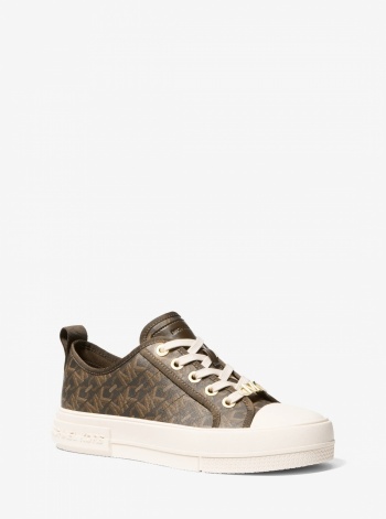 Michael Kors Evy Empire Signature Logo Sneaker