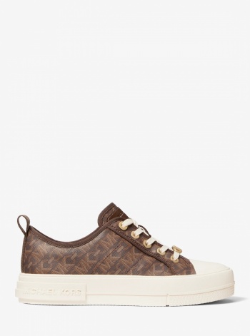 Michael Kors Evy Empire Signature Logo Sneaker
