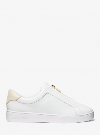 MICHAEL Michael Kors Keaton Leather Zip-Up Sneaker