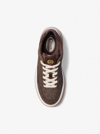 Michael Kors Hayes Signature Logo Platform Sneaker