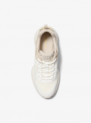 MICHAEL Michael Kors Bowie Signature Logo and Mesh Trainer