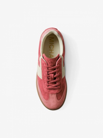 MICHAEL Michael Kors Jovie Color-Block Suede Sneaker
