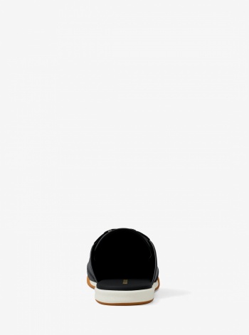 Michael Kors Nolan Nylon and Suede Mule