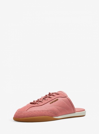 Michael Kors Nolan Nylon and Suede Mule
