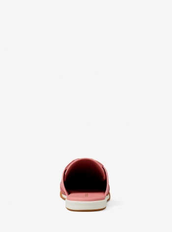 Michael Kors Nolan Nylon and Suede Mule