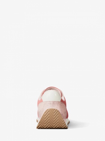 Michael Kors Rhodes Color-Block Suede Trainer