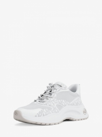 Michael Kors Mens Levie Mixed-Media Trainer