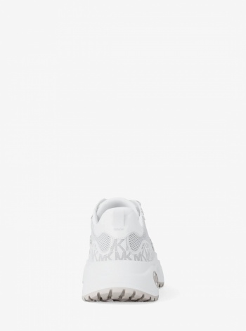 Michael Kors Mens Levie Mixed-Media Trainer