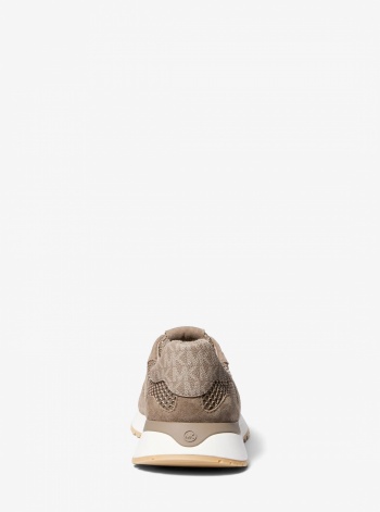 Michael Kors Mens Dax Mixed-Media Trainer