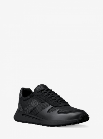 Michael Kors Mens Dax Mixed-Media Trainer