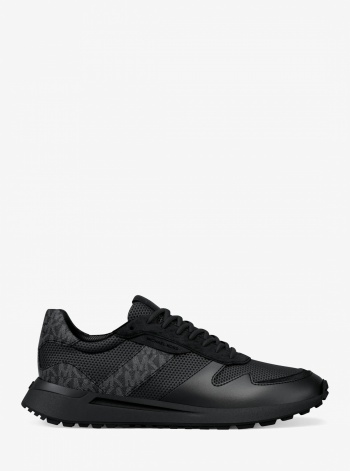 Michael Kors Mens Dax Mixed-Media Trainer