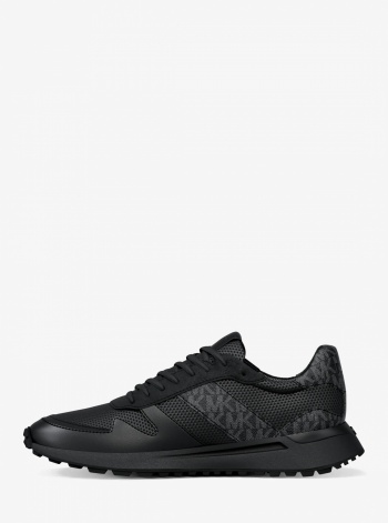 Michael Kors Mens Dax Mixed-Media Trainer