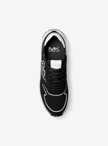 Michael Kors Mens Dax Mixed-Media Trainer