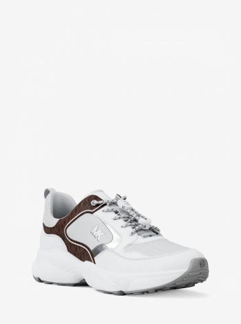 Michael Kors Mens Jett Mixed-Media Trainer