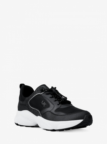 Michael Kors Mens Jett Mixed-Media Trainer
