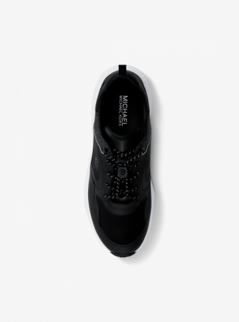 Michael Kors Mens Jett Mixed-Media Trainer