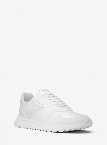 Michael Kors Mens Dax Mixed-Media Trainer