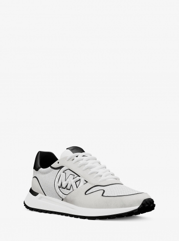 Michael Kors Mens Dax Mixed-Media Trainer