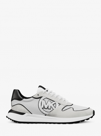 Michael Kors Mens Dax Mixed-Media Trainer