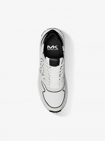 Michael Kors Mens Dax Mixed-Media Trainer