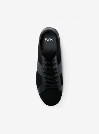 Michael Kors Mens Jacob Mixed-Media Sneaker