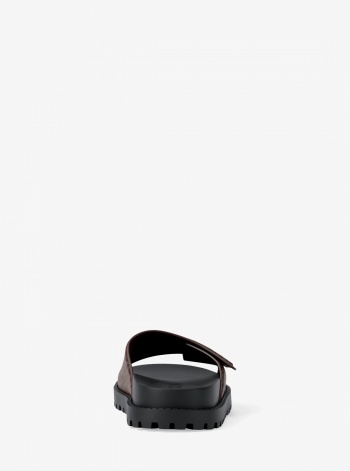 Michael Kors Mens Luka Signature Logo Slide Sandal