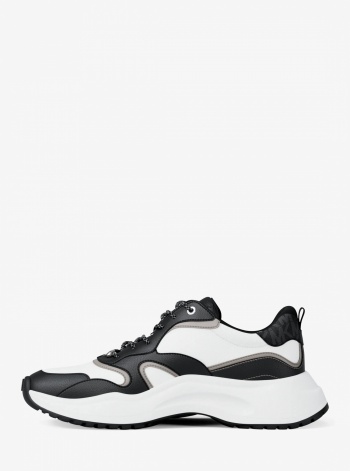 Michael Kors Mens Levie Mixed-Media Trainer
