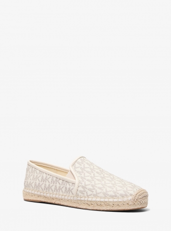Michael Kors Hastings Signature Logo Slip-On Espadrille