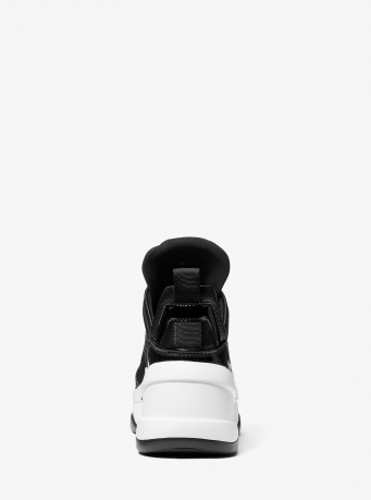 MICHAEL Michael Kors Olympia Mixed-Media Trainer
