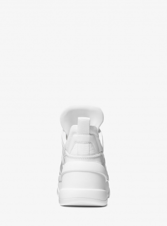 MICHAEL Michael Kors Olympia Mixed-Media Trainer