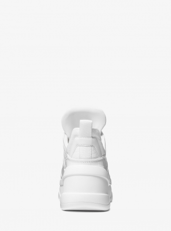 Michael Kors Olympia Mixed-Media Trainer