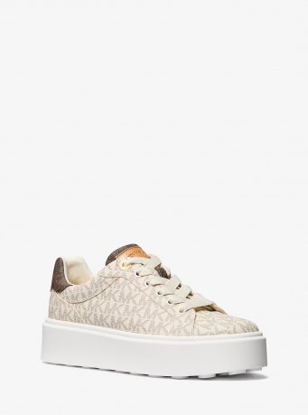 MICHAEL Michael Kors Romey Two-Tone Logo Platform Sneaker