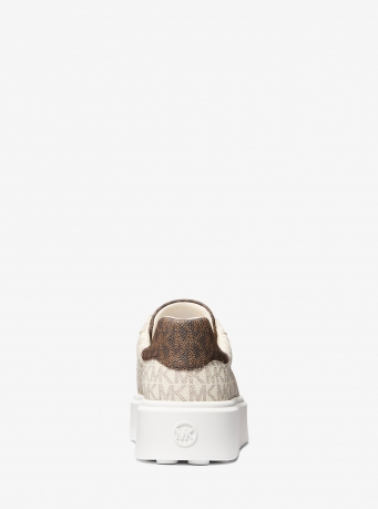 MICHAEL Michael Kors Romey Two-Tone Logo Platform Sneaker