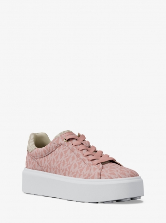MICHAEL Michael Kors Romey Two-Tone Logo Platform Sneaker